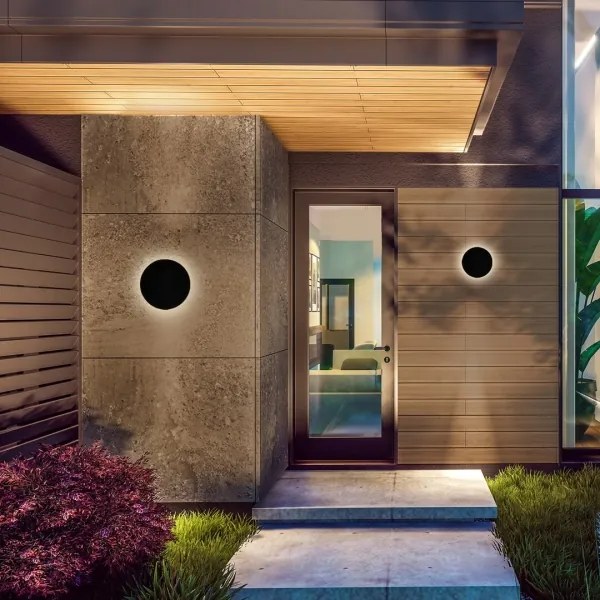 Rabalux 77151-LED Kültéri fali lámpa RUST 15W/230V 2700/4000/6500K IP65 fekete