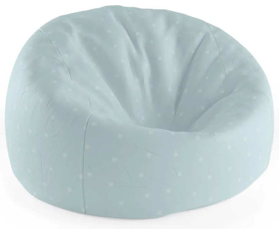 Cocoon babzsák pöttyök világoskék alapon, kék