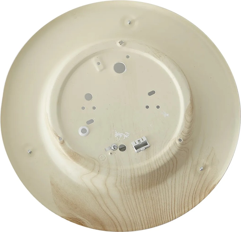 Klasszikus mennyezeti lámpa természetes színben, fehér üveggel - Mesiac