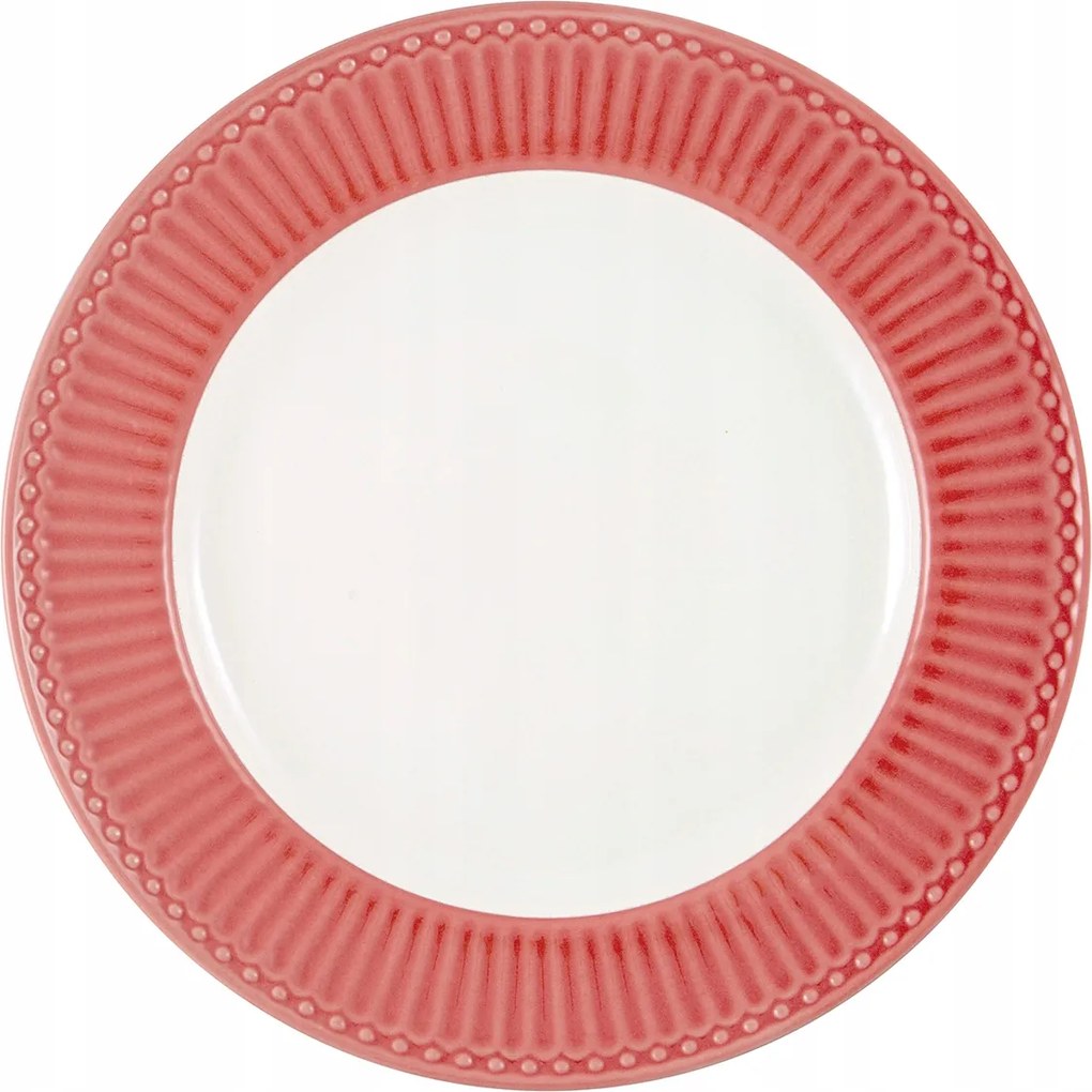 Ebédlő tányér Alice Coral Green Gate, 26,5 cm