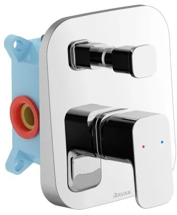 Ravak X070136 - FREE falba süllyeszthető zuhanycsaptelep, fényes króm