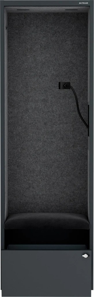 Sally 600mm korpus Antracytowy - siedzisko Ciemnoszary