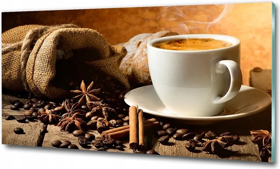 Fotó kép edzett üveg kávébab 100x70