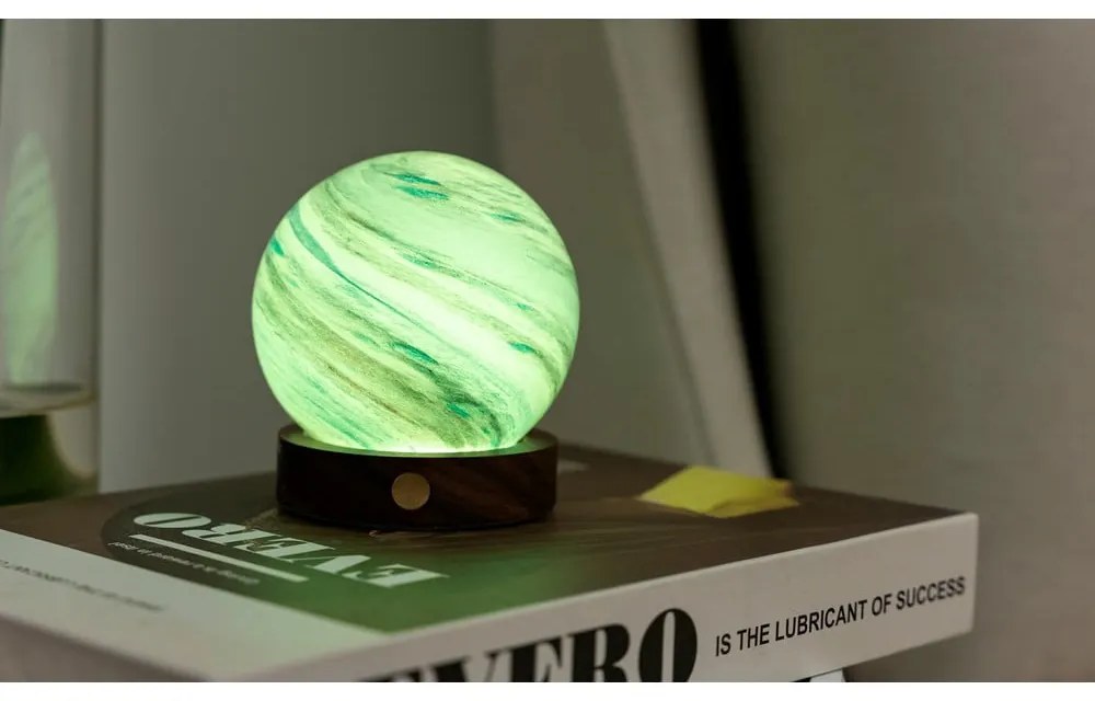 Barna-sötét natúr színű USB fénydekoráció ø 8 cm Polar Cloud – Gingko