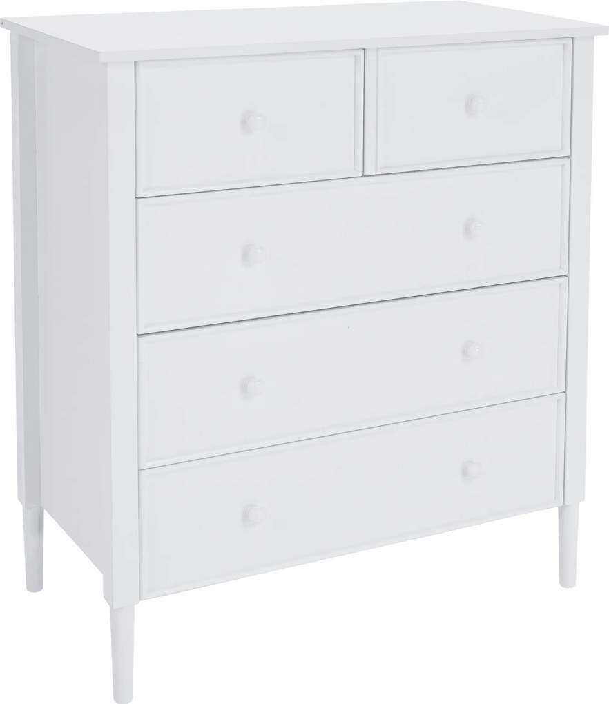 Komód, fehér, TEANA