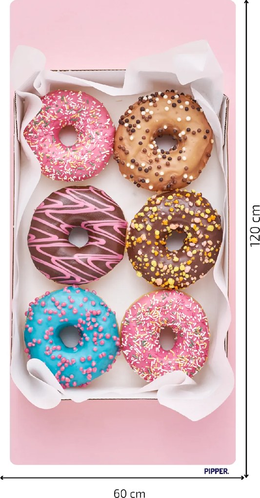 PIPPER. Öntapadós textiltapéta "Donuts 2"