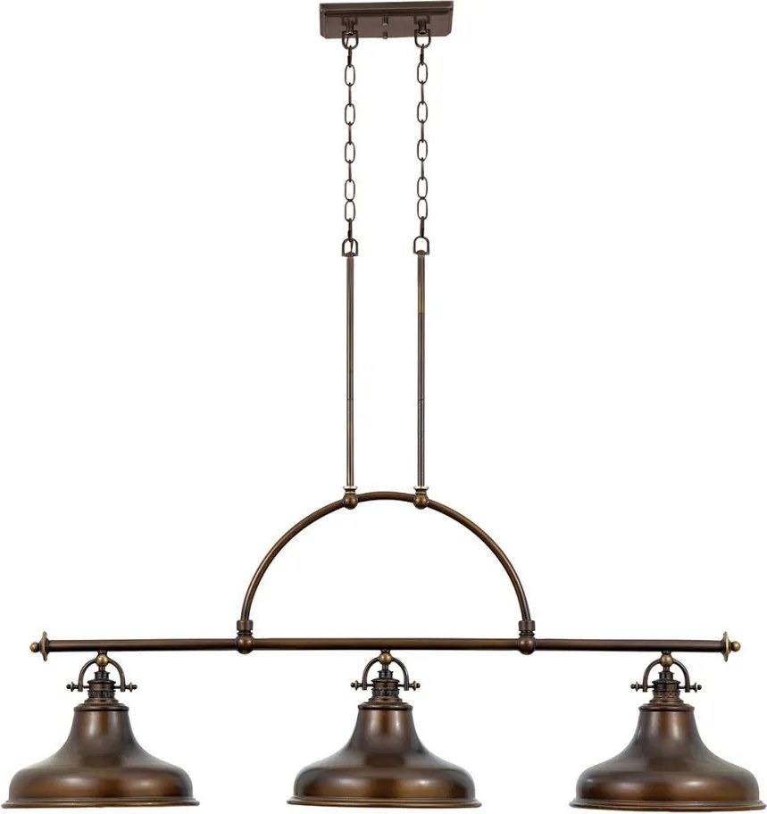 Függeszték Bronz EMERY ELSTEAD-QZ-EMERY3P-PN