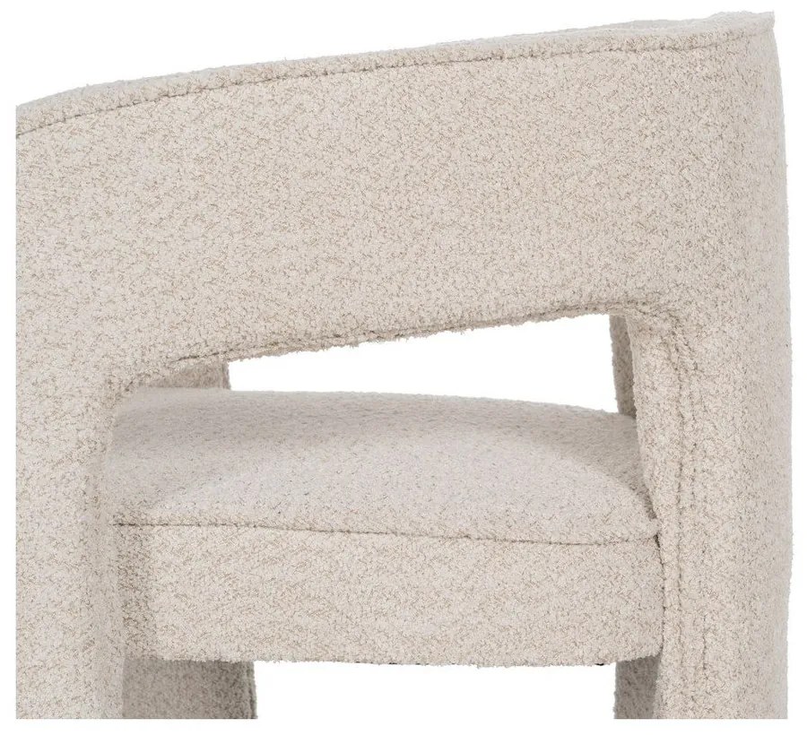 Bézs buklé fotel – Ixia