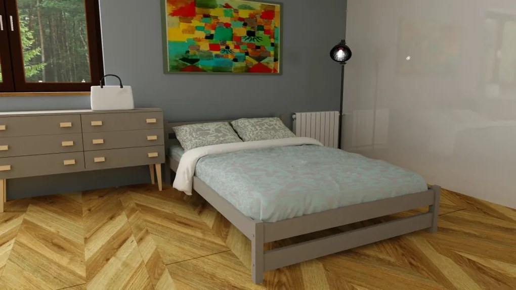 Kamilla Szürke ágykeret 160x200 + ajándék ágyráccsal