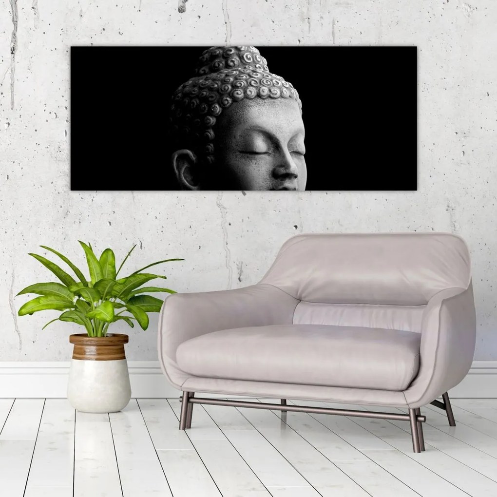 Kép - Buddha, portré (120x50 cm)