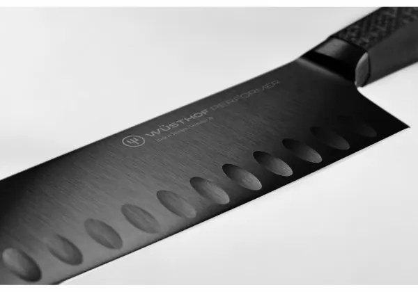 Wüsthof PERFORMER santoku konyha kés 17 cm fekete