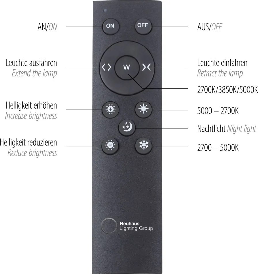 Paul Neuhaus modern függeszték pure-moto eloxált alumínium pln2525-95