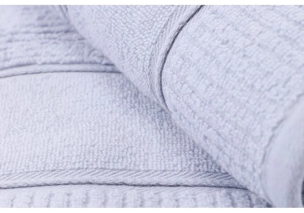 Világoskék frottír pamut törölköző szett 2 db-os 50x90 cm Daniela – Foutastic