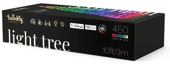 Twinkly TWP750SPP-BEU LED RGBW kültéri karácsonyfa 750 LED, 4m, IP44, Wi-Fi