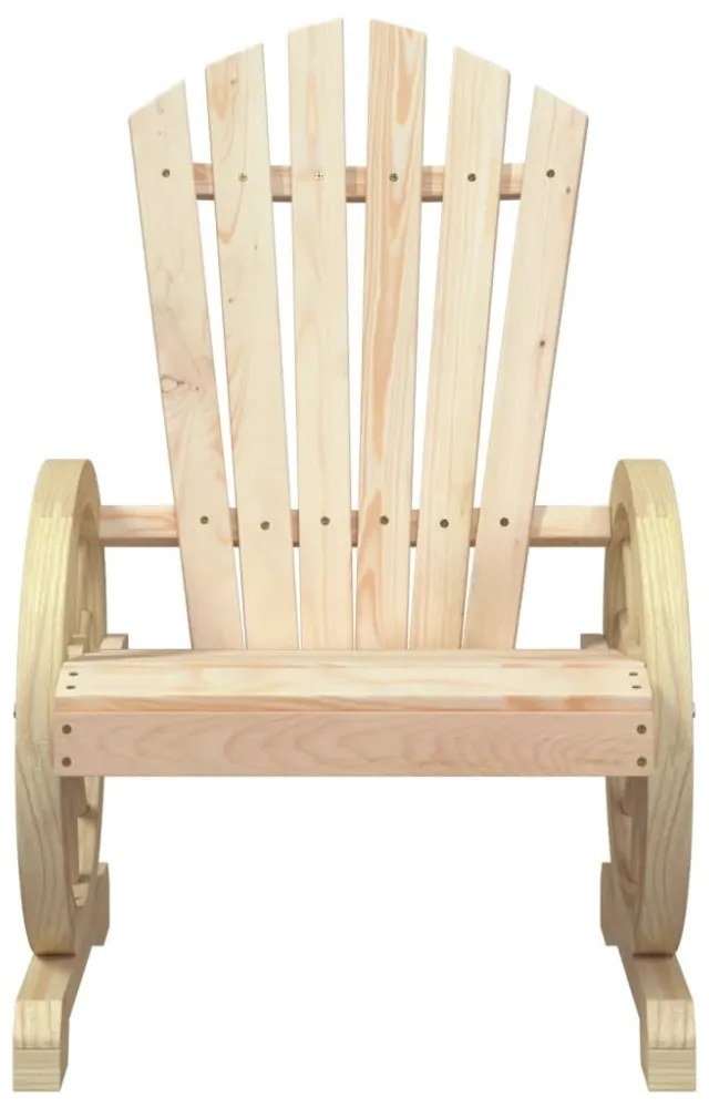 tömör fenyőfa kerti Adirondack szék