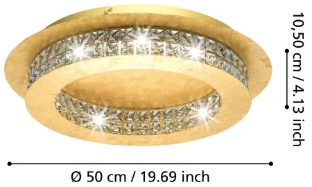 Eglo 39405 - LED Dimmelhető mennyezeti lámpa PRINCIPE LED/31,5W/230V