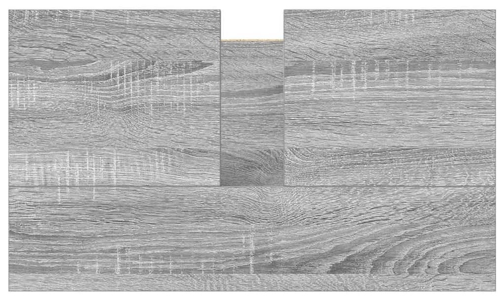 szürke sonoma éjjeliszekrény fiókkal 60x34,5x60 cm