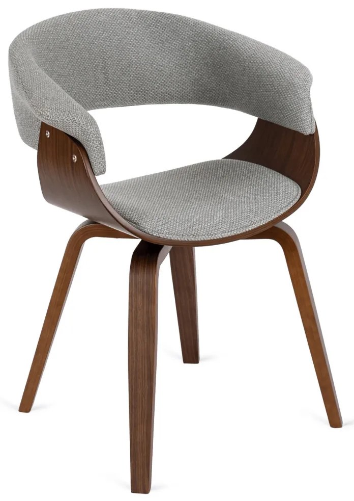 Elegáns Étkezőszék Szürke/Dió Színben. GARY 2