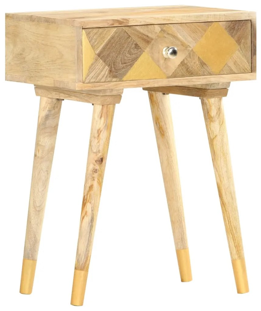 Tömör mangófa éjjeliszekrény 43 x 30 x 58 cm