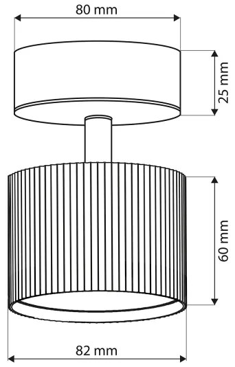 Brilagi - LED STRIPY spotlámpa 1xGX53/15W/230V fekete