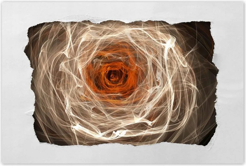 Poszterek 60x40 Fraktál rózsa