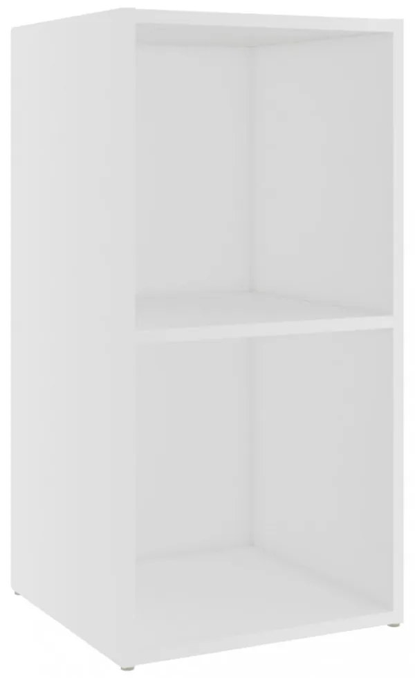 4 db fehér szerelt fa TV-szekrény 72 x 35 x 36,5 cm