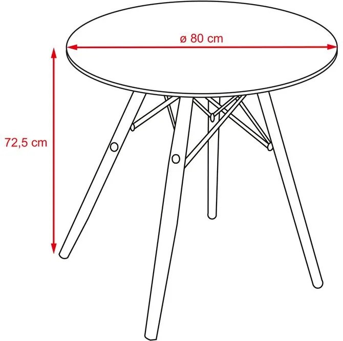 Catini LOVISA Étkezőasztal