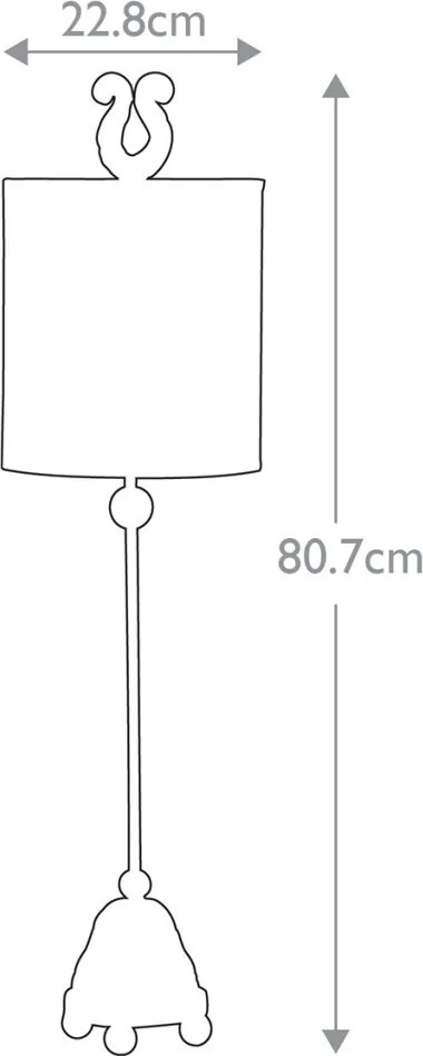 Flambeau PHOENICIAN FB-PHOENICIAN-TL Asztali lámpa 1x60W/E27