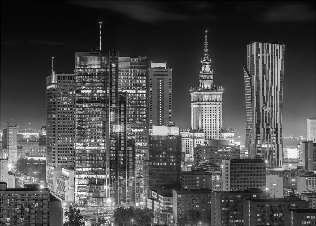Kép - Fekete-fehér New York (70x50 cm)