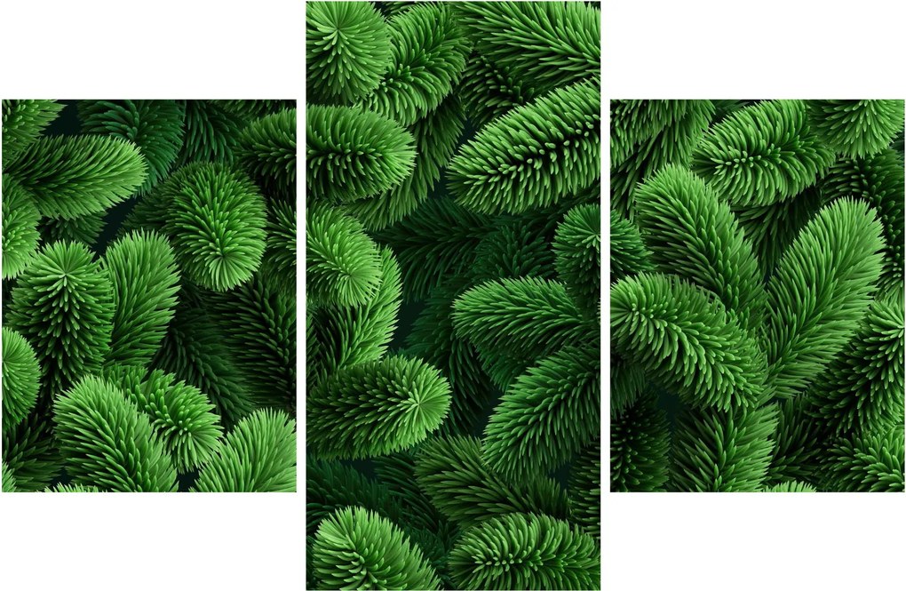Kép - Tűlevelű gallyak (90x60 cm)
