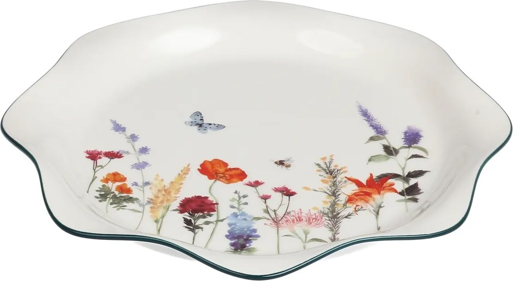 Kerámia Tál 16 CM Hölgy Virág Tál 500 ML Salátástál Tálalás