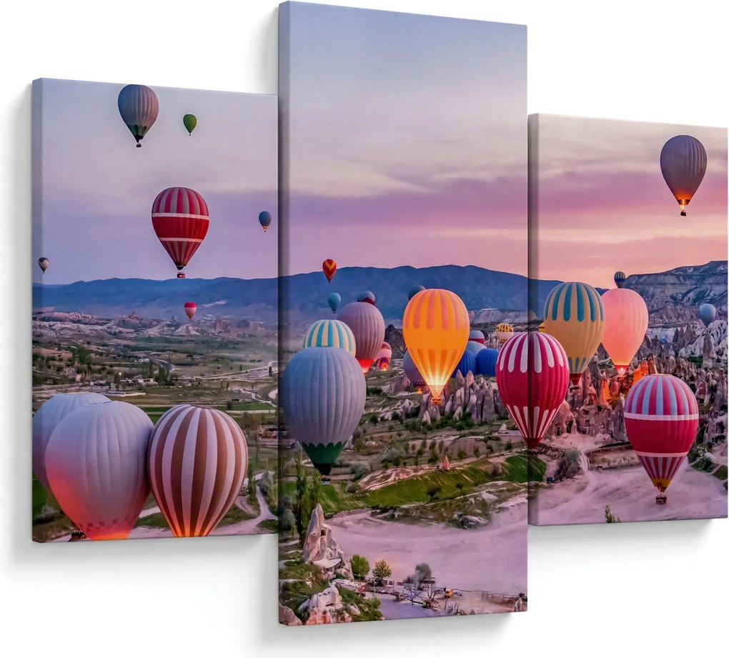 Kép - Hőlégballonok (90x60 cm)