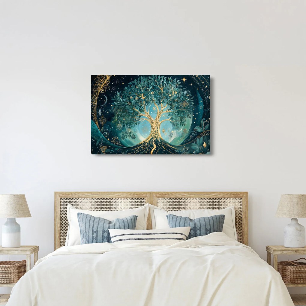 Kép – Életfa az univerzumban (90x60 cm)