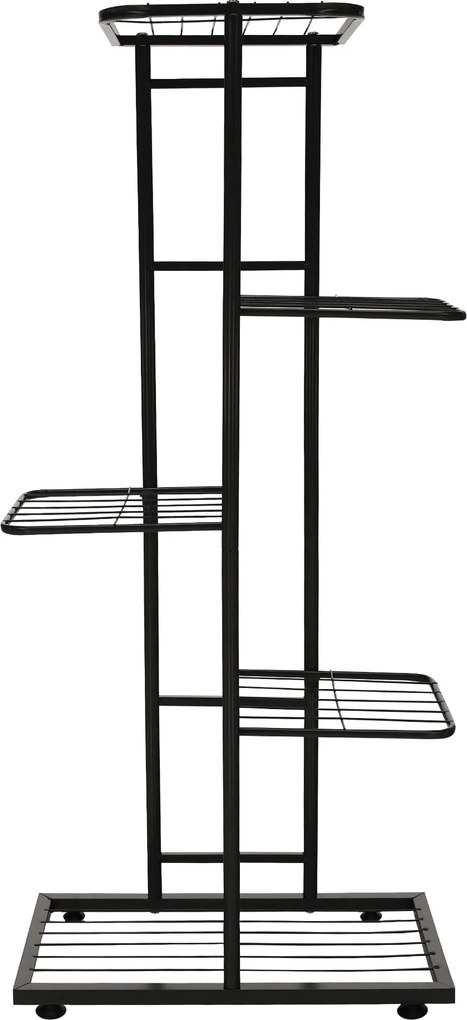 Fém állvány a virágokra, sötétszürke, BAMIR TYP 1