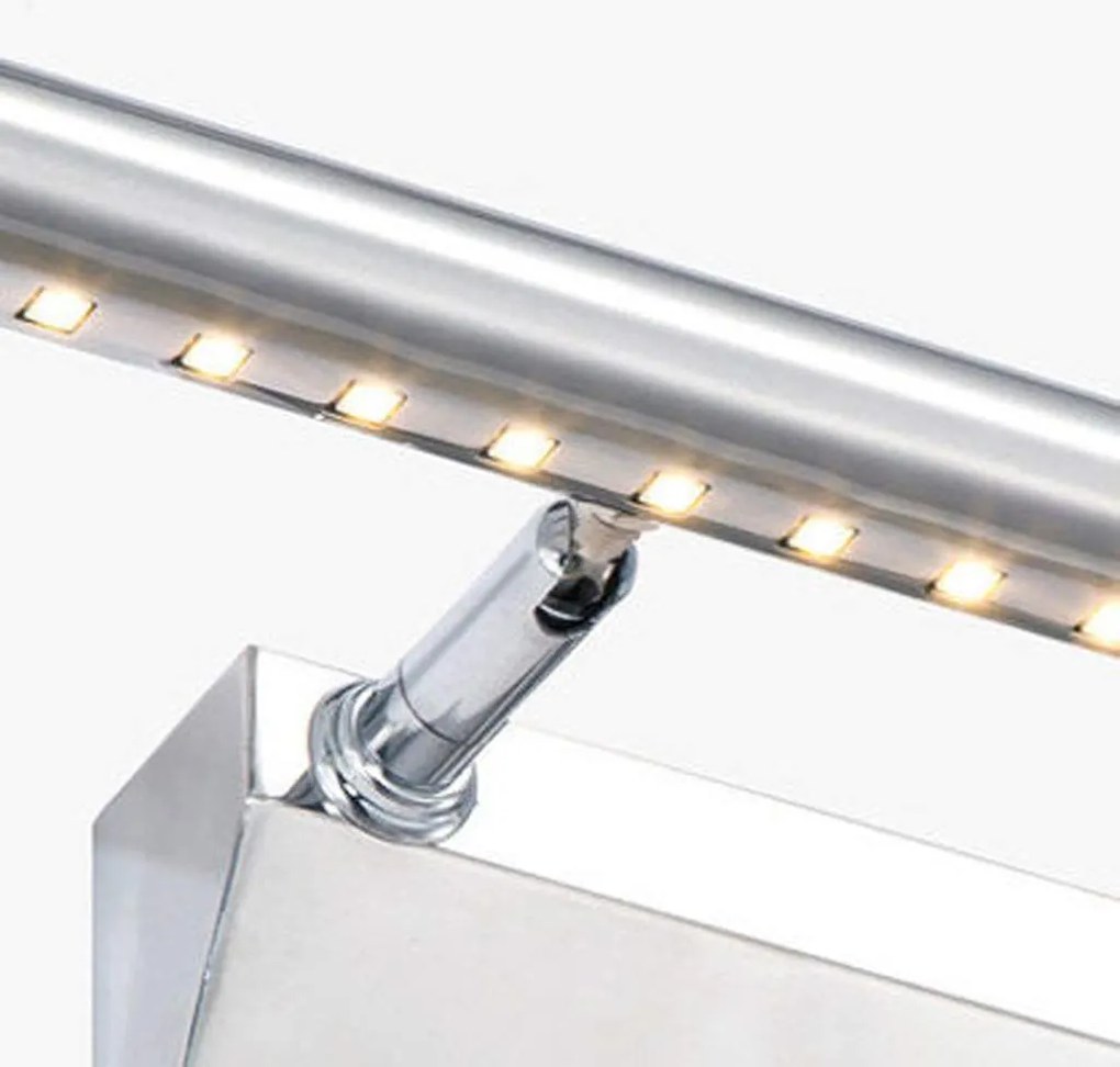 Toolight Szerszámlámpa, LED fürdőszobai lámpa tükör felett 9W 70CM APP363-1W, króm, OSW-08429