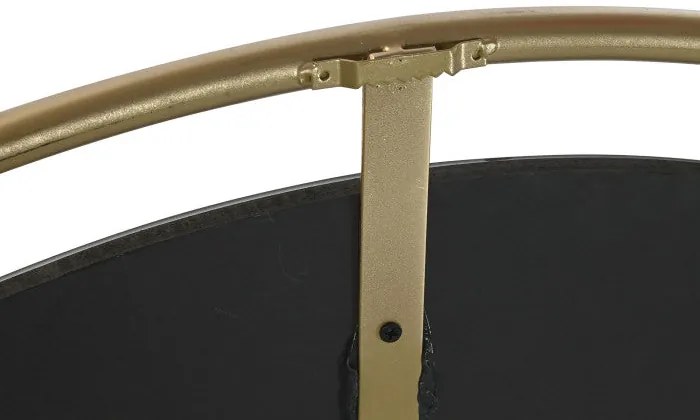 Glamour kerek fali tükör arany színű kerettel 90 cm