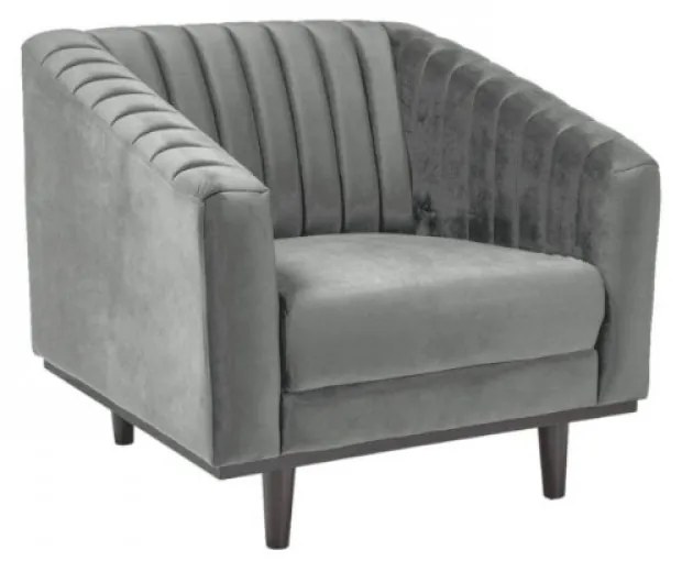 Asprey Velvet 1 fotel szürke