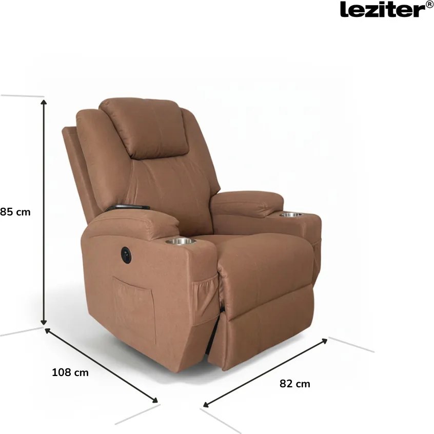 Relaxa elektromos ringató és forgatható masszázsfotel