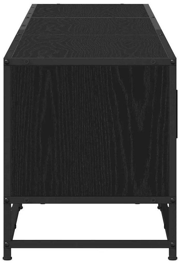 TV szekrény Musta tammi 210 x 35 x 41 cm Faanyag