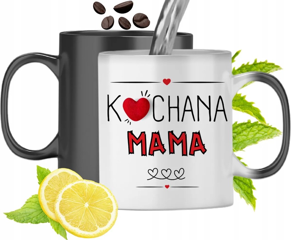 Mágikus Bögre Anyukáknak Színváltós Nyomtatott Fotóval