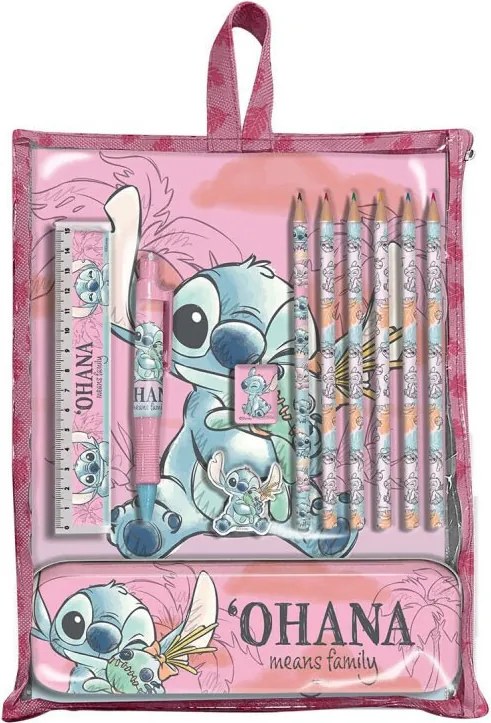 Disney Lilo és Stitch, A csillagkutya Cheeky írószer szett tartóval