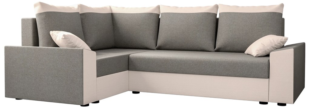 Sarok ülőgarnitúra Paragon Plus (tejszín + barna) (B). 1057398