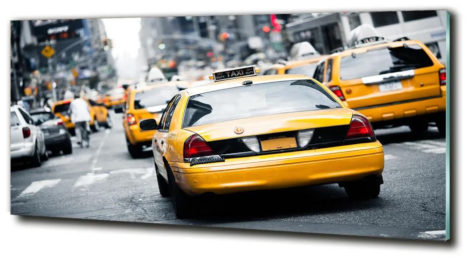 Egyedi üvegkép New york taxi cz-obglass-125x50-34843570