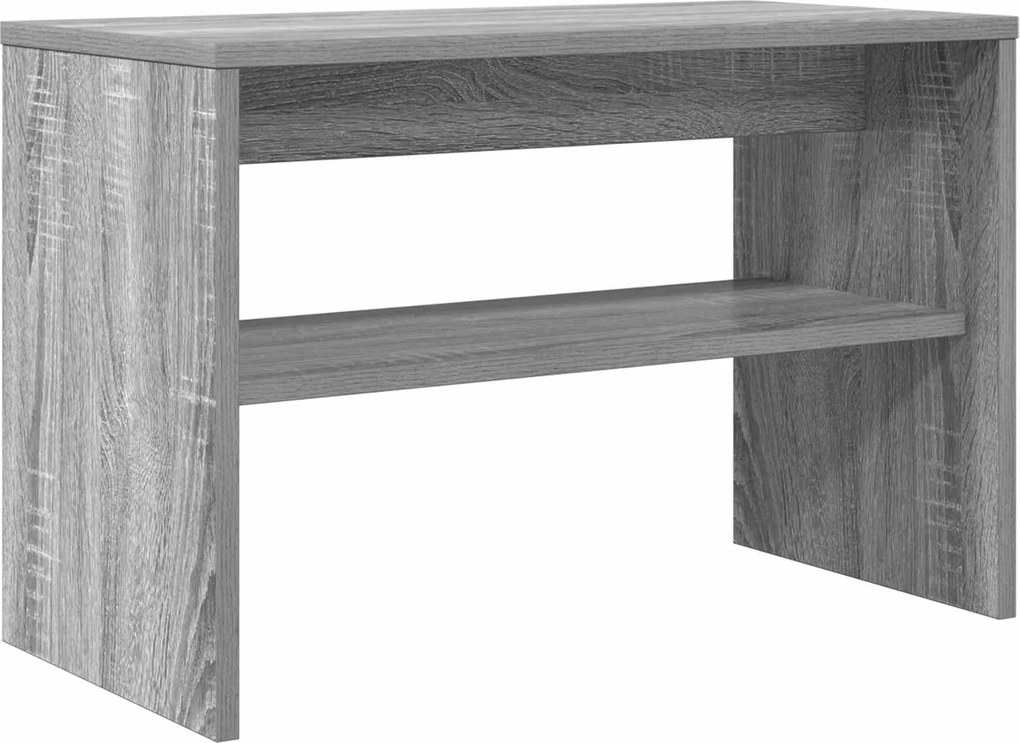 vidaXL TV szekrény Szürke Sonoma 60 x 30 x 40 cm Faanyag