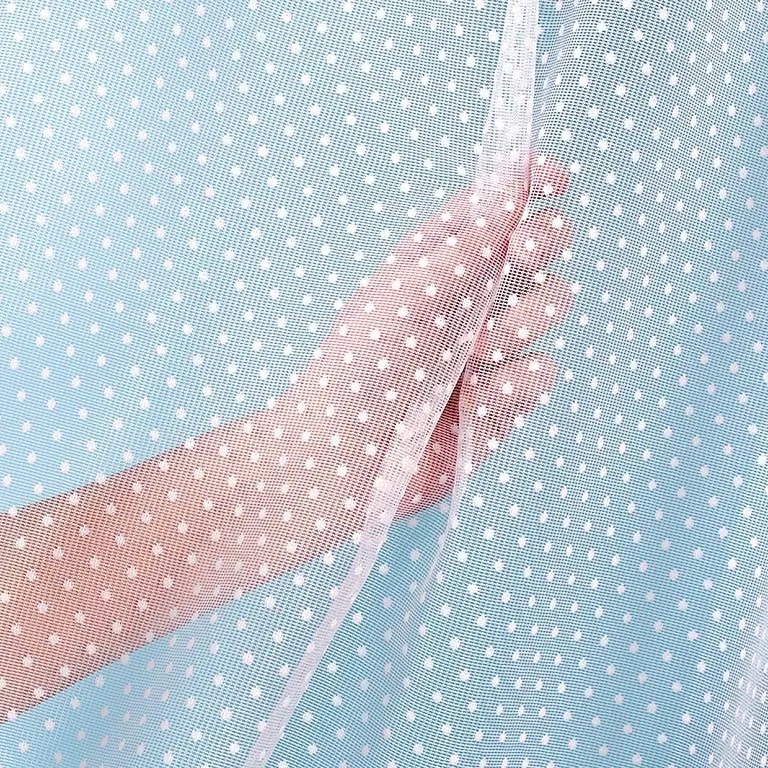 Goldea jacquard függöny - cikkszám 54050 pöttyös - méteráru 160 cm