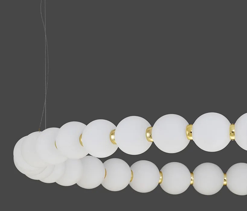 Függeszték Fehér PERLA NOVA LUCE 9695231