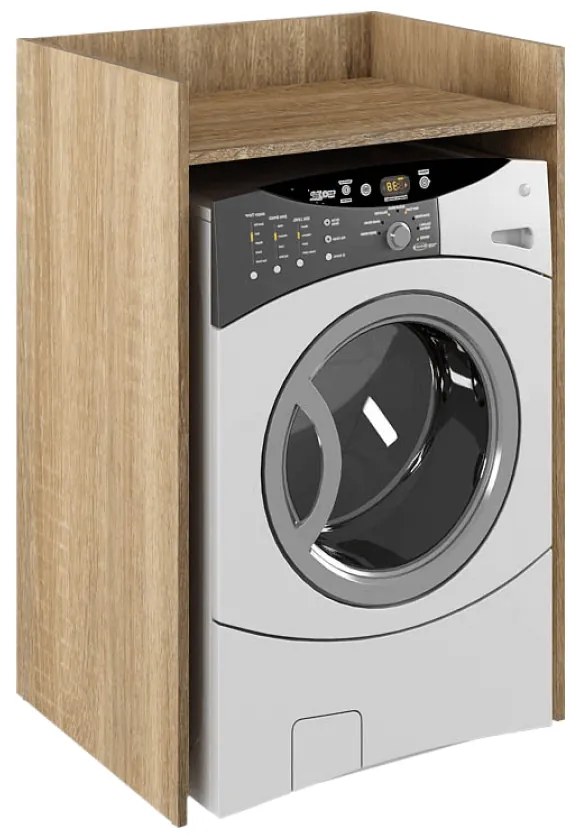 VOJTO mosógép szekrény, sonoma tölgy