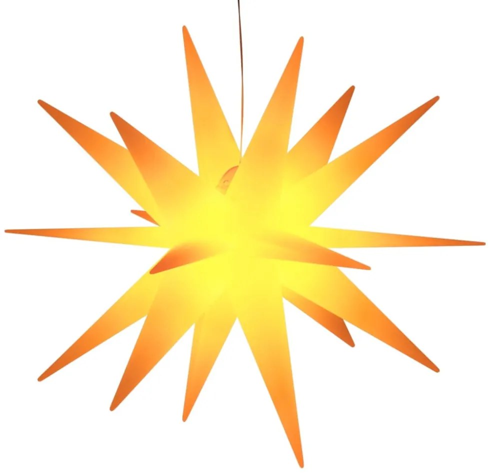 3 db összecsukható sárga karácsonyi lámpa LED-del 43 cm