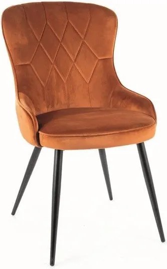 Lotus Velvet étkezőszék fahéj