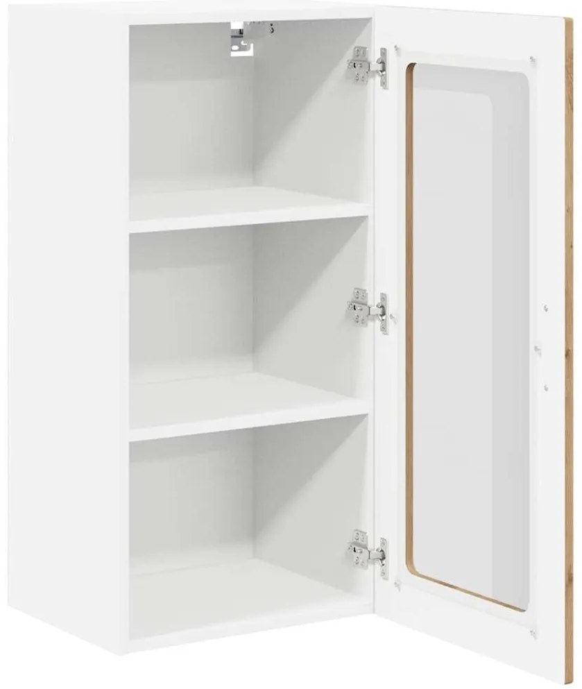 Fali konyhaszekrény 2 pcs Artisan tölgy 40 x 31 x 80 cm Faanyag